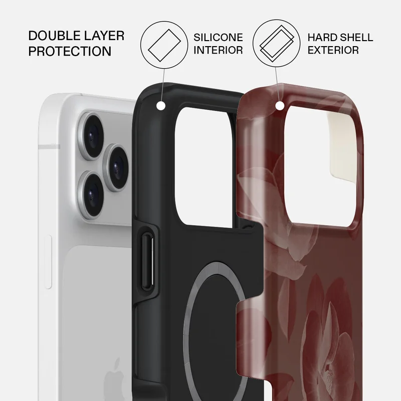 BURGA Burga iPhone 17 Pro Max Eternal Premium Case Compatible with Hybrid Dual-Layer Hard Shell + Silicone Protection - Scratch-Resistant Shockproof Mobile Cover